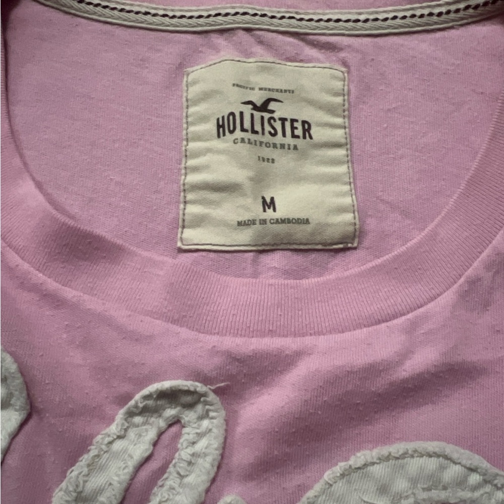 Hollister Pink Short Sleeve Tee - Picture 2 of 3